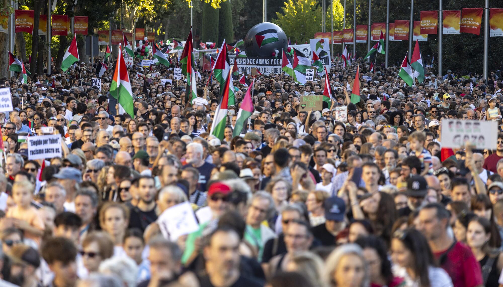 Manifestación Palestina 4 octubre Madrid - 2